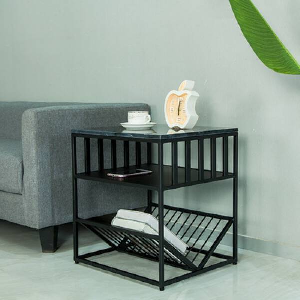 ขาย โต๊ะข้างอเนกประสงค์ 3 Layers Marble Side Table