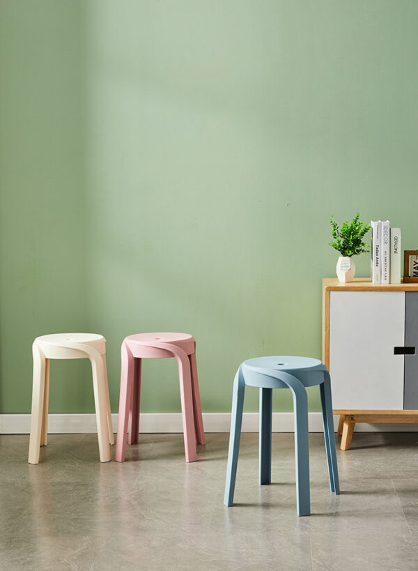 ขาย เก้าอี้พลาสติกตกแต่งบ้าน Pastel Stool VIII