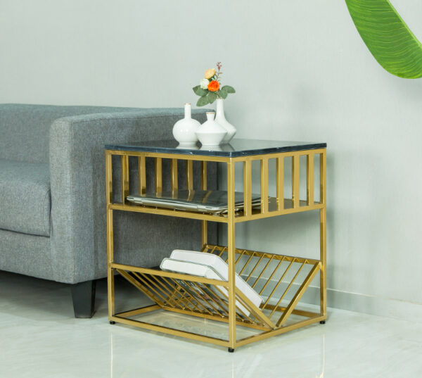 ขาย โต๊ะข้างอเนกประสงค์ 3 Layers Marble Side Table