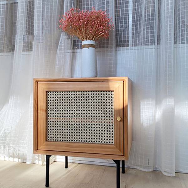 ขาย โต๊ะข้างเตียงไม้จักรสาน Rattan Side Table VII