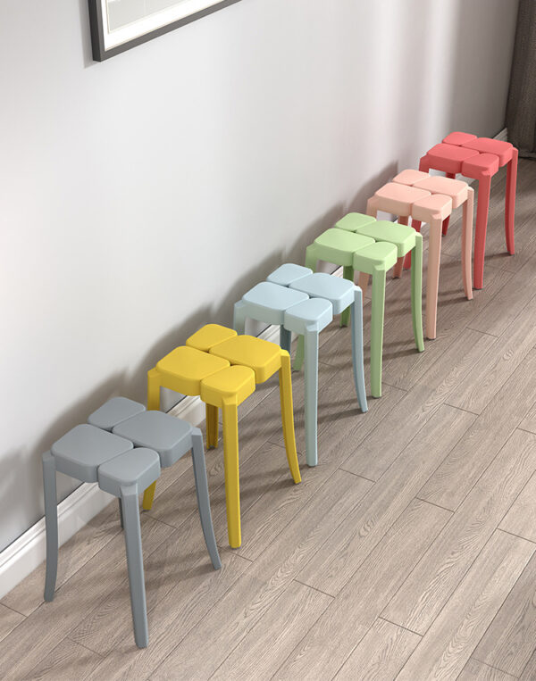 ขาย เก้าอี้พลาสติกตกแต่งบ้าน Pastel Stool IX