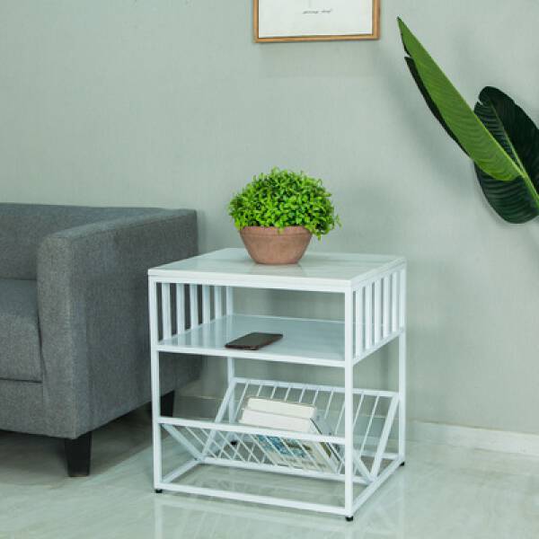 ขาย โต๊ะข้างอเนกประสงค์ 3 Layers Marble Side Table