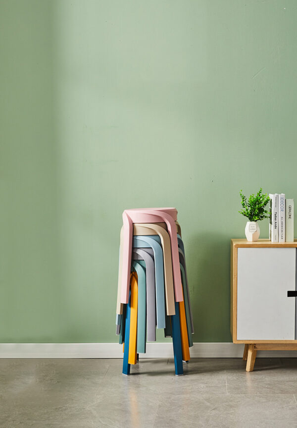 ขาย เก้าอี้พลาสติกตกแต่งบ้าน Pastel Stool VIII