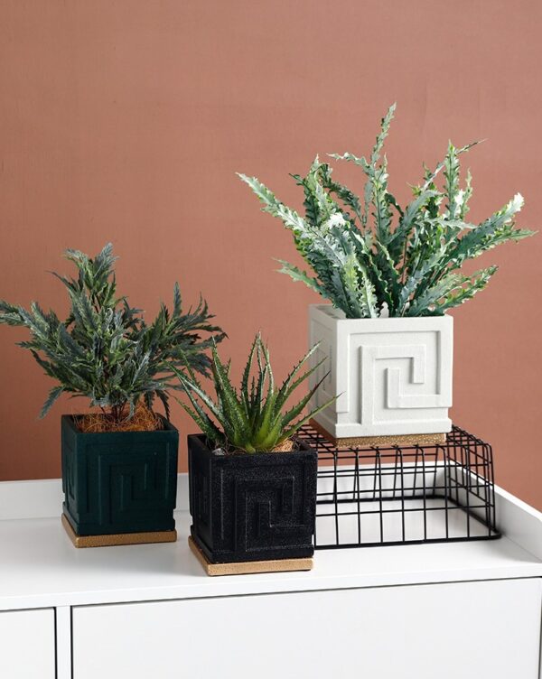 ขาย กระถางต้นไม้สำหรับตกแต่งบ้าน Nordic Cement Flower Pot