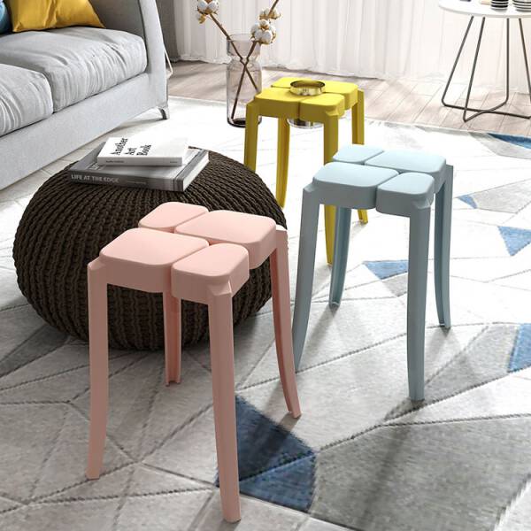 ขาย เก้าอี้พลาสติกตกแต่งบ้าน Pastel Stool IX