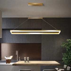 ขาย โคมไฟแต่งบ้านติดเพดาน Rectangle Dining Table Ceiling Lamp