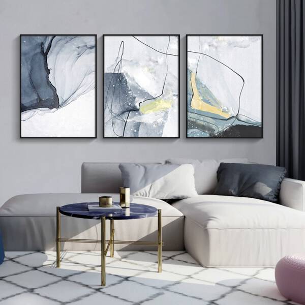 ขาย กรอบรูปตกแต่งผนังบ้าน Wall Decor Abstract Art