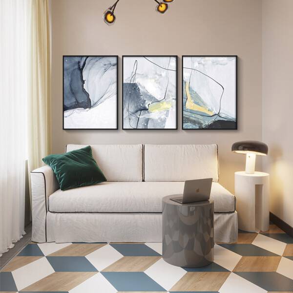 ขาย กรอบรูปตกแต่งผนังบ้าน Wall Decor Abstract Art