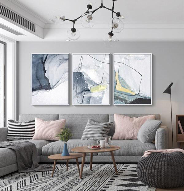 ขาย กรอบรูปตกแต่งผนังบ้าน Wall Decor Abstract Art