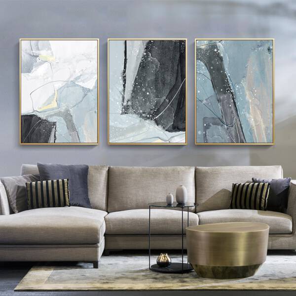 ขาย กรอบรูปตกแต่งผนังบ้าน Wall Decor Abstract Art