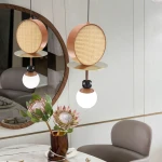 ขาย โคมไฟแต่งบ้านติดเพดาน Rattan Ceiling Lamp