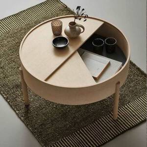 ขาย ชุดโต๊ะกลางห้องรับแขก Designed Wooden Coffee Table