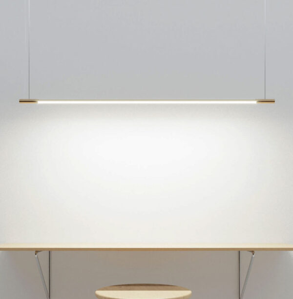 ขาย โคมไฟแต่งบ้านติดเพดาน Golden Long Chandelier Single Tube