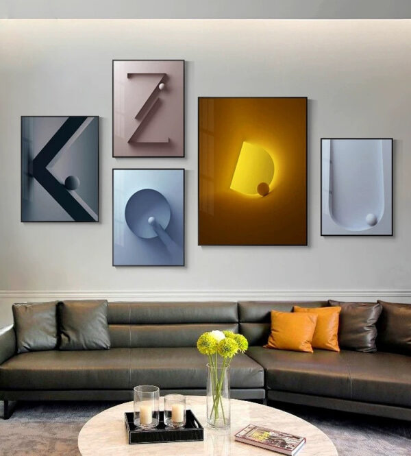 ขาย กรอบรูปตกแต่งผนังบ้าน Decor Alphabet Canvas