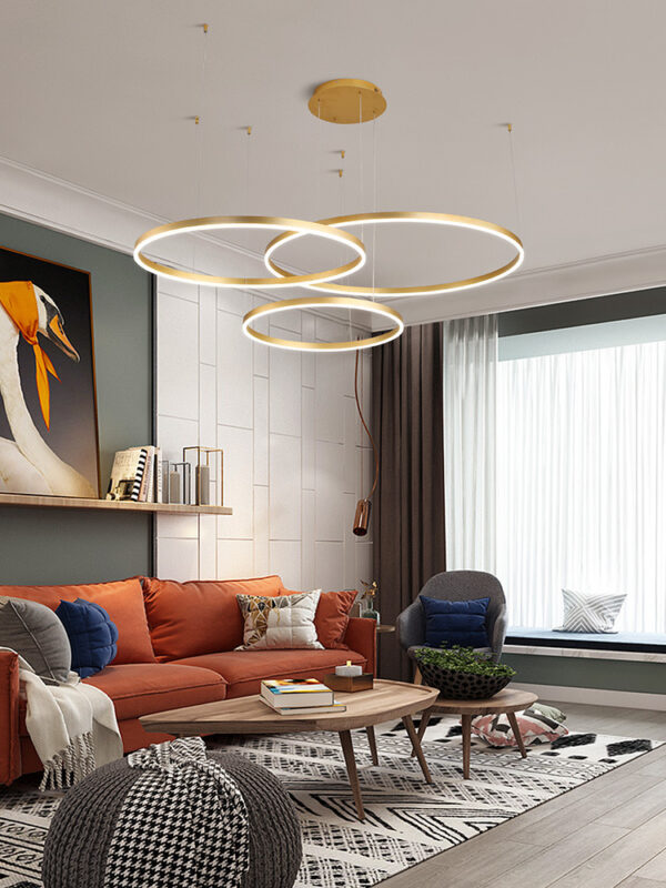 ขาย โคมไฟแต่งบ้านติดเพดาน Luxury Circle Chandelier V