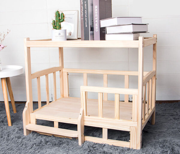 ขาย โต๊ะข้างพร้อมที่นอนสัตว์เลี้ยง Wooden Catbed Side Table