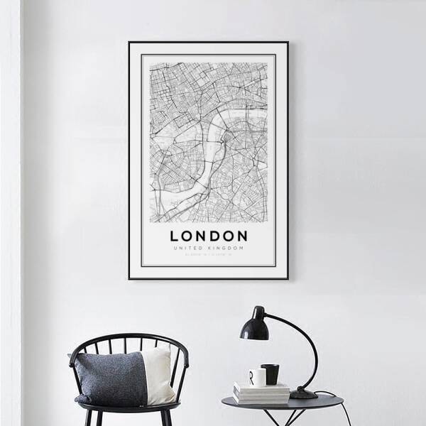 ขาย กรอบรูปตกแต่งผนังบ้าน City Decor Art Canvas