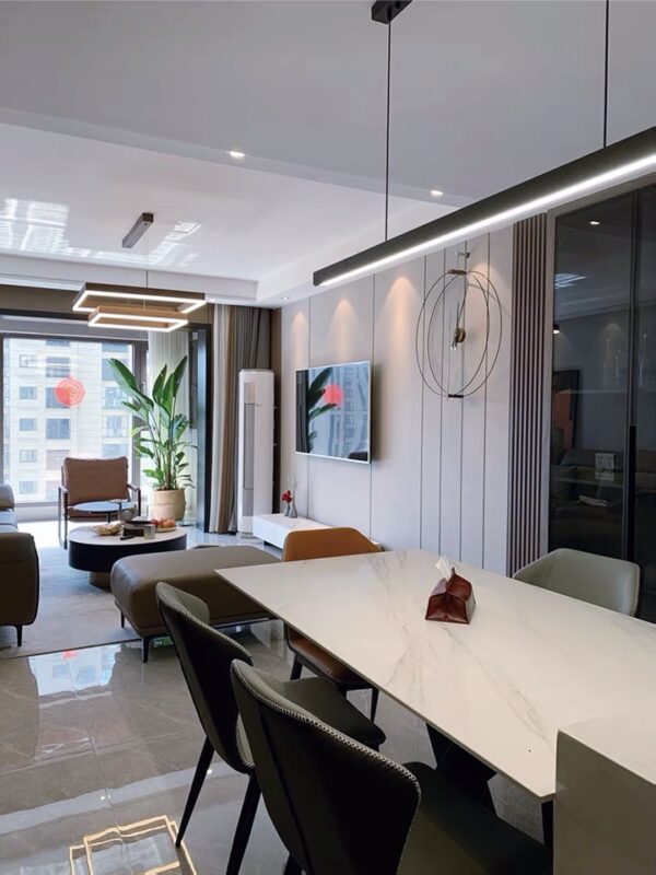 ขาย โคมไฟแต่งบ้านติดเพดาน Square Livingroom Ceiling Lamp