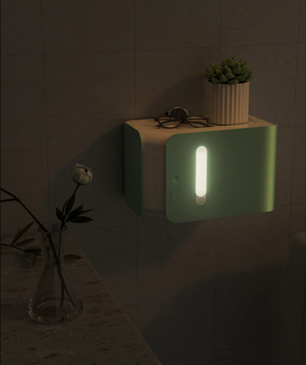 ขาย กล่องกระดาษทิชชู่ติดผนัง LED Toilet Tissue Box