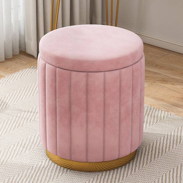 ขาย เก้าอี้สตูลแต่งบ้านพร้อมช่องเก็บของ Storage Velvet Stool