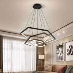 ขาย โคมไฟแต่งบ้านติดเพดาน Hexagon Livingroom Ceiling Lamp