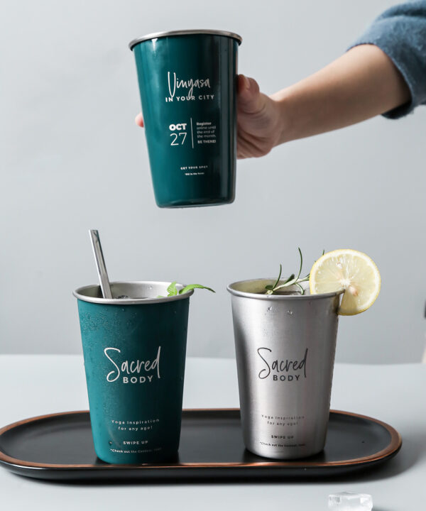 ขาย แก้วน้ำสแตนเลส Designed Stainless Mug