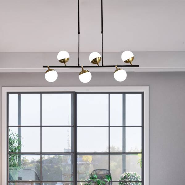 โคมไฟแต่งบ้านติดเพดาน – Glass Ball Ceiling Lamp