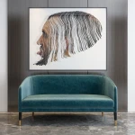 ขาย เก้าอี้โซฟาตกแต่งบ้าน - Velvet Decor Sofa