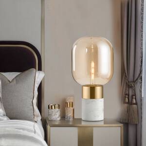 ขาย โคมไฟสำหรับตกแต่งบ้าน Marble Designed Table Lamp V