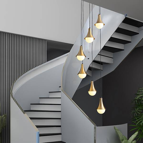 ขาย โคมไฟแต่งบ้านติดเพดาน Golden Circle Plate Chandelier Set