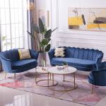ขาย เก้าอี้โซฟาตกแต่งบ้าน - Luxury Velvet Sofa