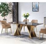ขาย โต๊ะอาหารลายหินอ่อน - Luxury Designed Dining Table