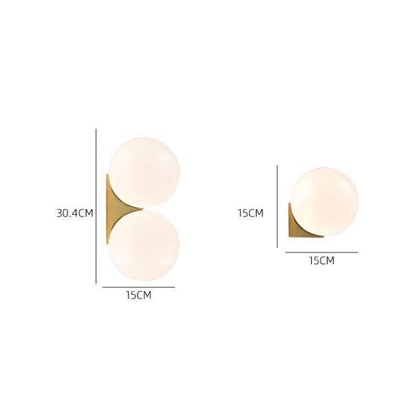 โคมไฟติดผนัง - Ball Designed Wall Decor Lamp - Image 12