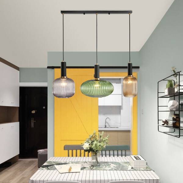 โคมไฟแต่งบ้านติดเพดาน – Glass Designed Ceiling Lamp Set