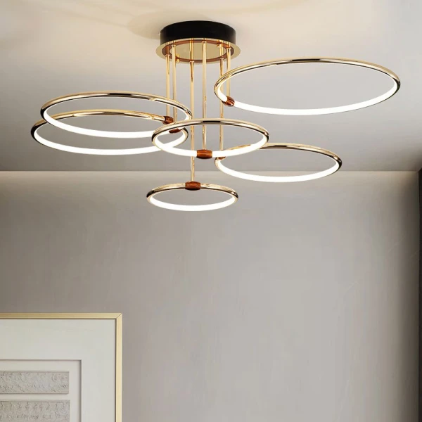 โคมไฟแต่งบ้านติดเพดาน – Circle Designed Ceiling Lamp III