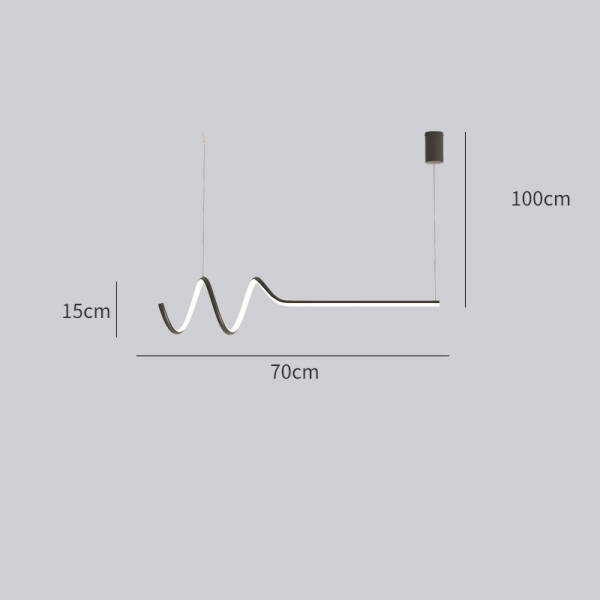โคมไฟแต่งบ้านติดเพดาน - Twist Designed Ceiling Lamp - Image 7