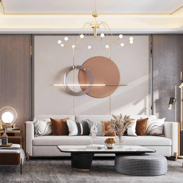 โคมไฟติดผนัง - Wall Decor Designed Circle Lamp - Image 6
