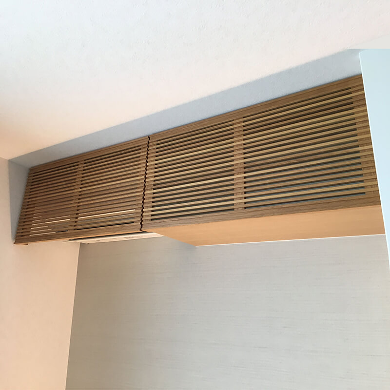 กล่องครอบแอร์ตกแต่งบ้าน Wooden Designed AirCon Cover HomeStudio