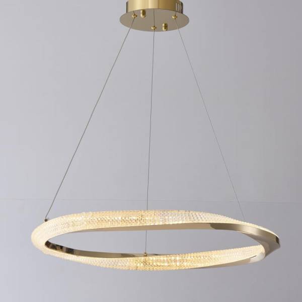 โคมไฟแต่งบ้านติดเพดาน – Luxury Circle Designed Ceiling Lamp