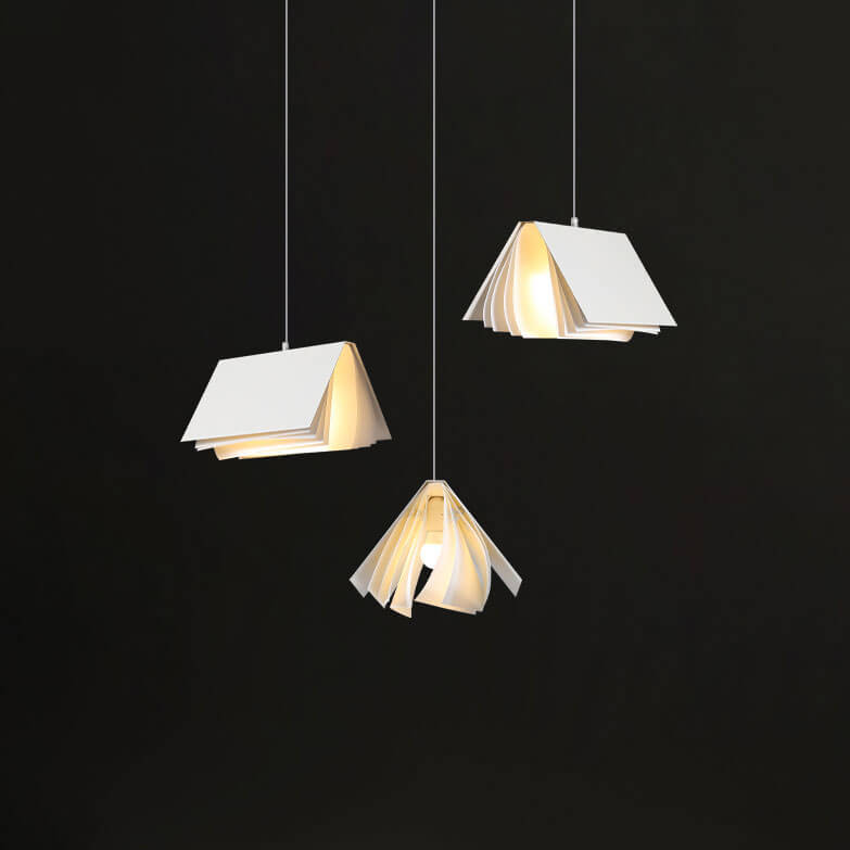 โคมไฟแต่งบ้านติดเพดาน – Folder Book Designed Ceiling Lamp