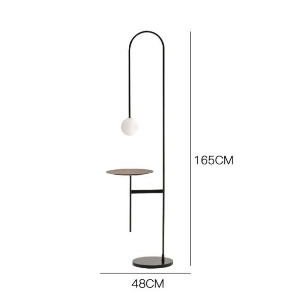 โต๊ะข้างโคมไฟตั้งพื้น - Creative Decor Side Table Lamp XIV - Image 8