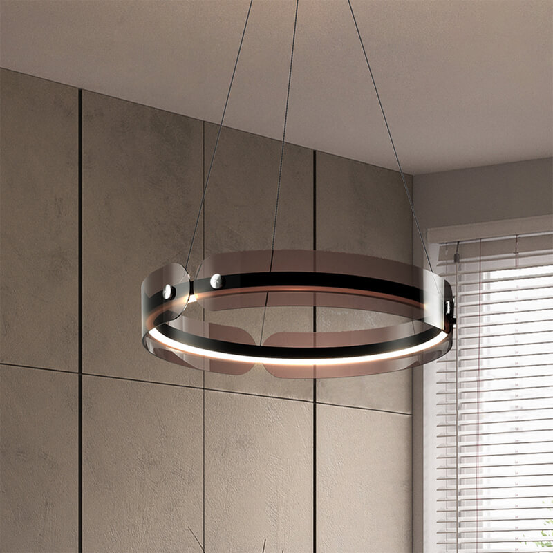 โคมไฟแต่งบ้านติดเพดาน – Circle Acrylic Designd Ceiling Lamp XII