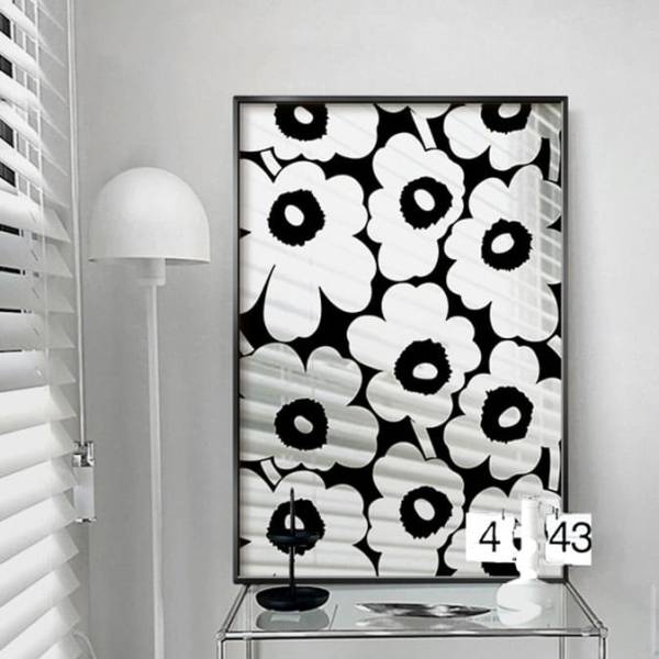 กระจกแต่งบ้าน - Flower Designed Decorating Mirror - Image 2