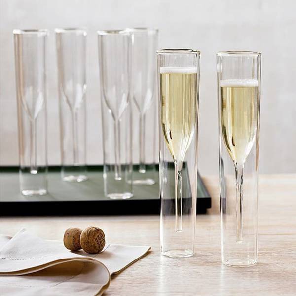 แก้วแชมเปญ - Champagne Designed Decor Glass - Image 2