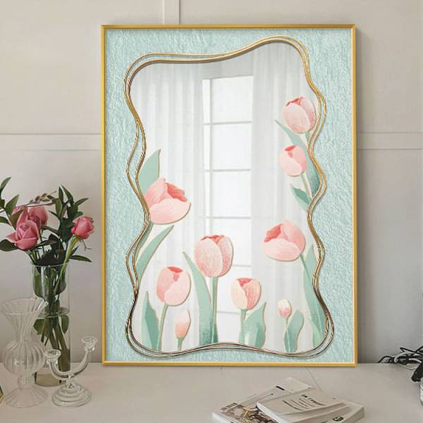 กระจกแต่งบ้าน - Tulips Designed Decorating Mirror II