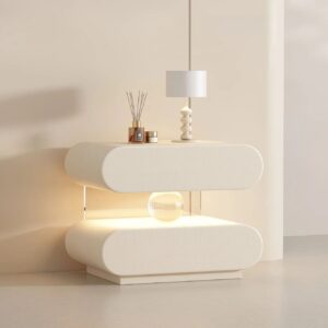 โต๊ะข้างตกแต่งบ้าน - Shaped Decorating Storage Side Table