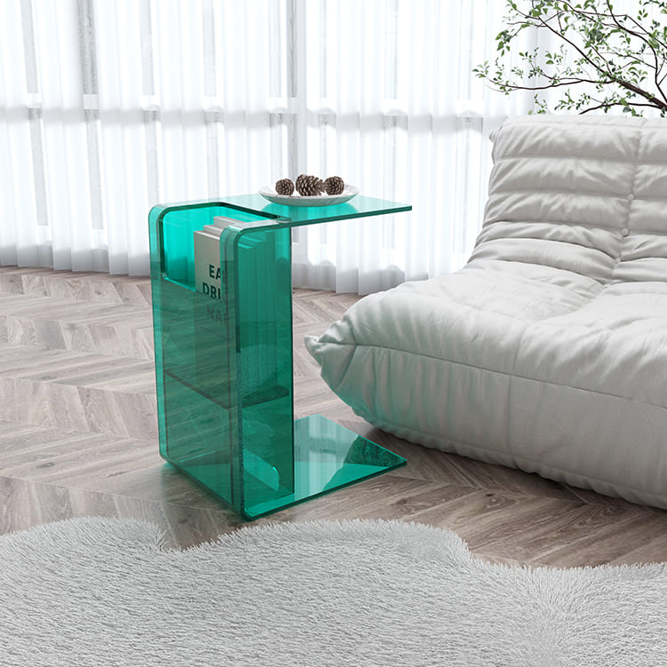 โต๊ะข้างตกแต่งบ้าน – Creative Acrylic Designed Side Table