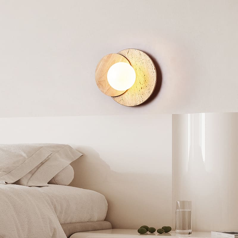 โคมไฟติดผนัง – Bi-Circle Designed Wall Decor Lamp