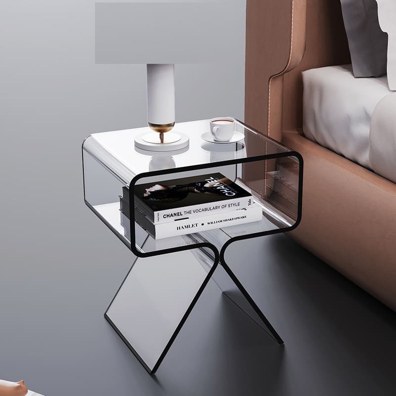 โต๊ะข้างตกแต่งบ้าน – Acrylic Designed Side Table XV
