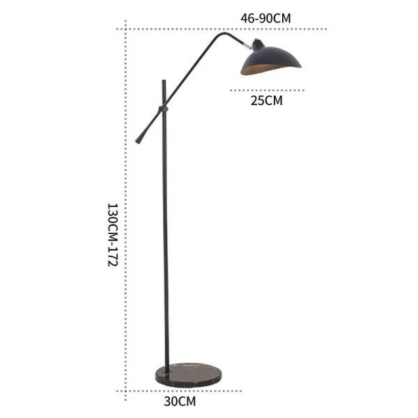 โคมไฟตั้งพื้น - Black Designed Decor Floor Lamp II - Image 4